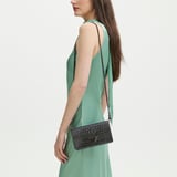 Mayfair® 2 Clutch Black Patent Croc