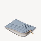 Zipped Travel Wallet Sky Blue Pebble