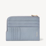 Zipped Travel Wallet Sky Blue Pebble
