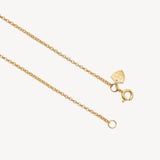 Star Set Heart Locket Necklace 18ct Gold Vermeil