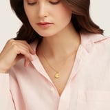 Star Set Heart Locket Necklace 18ct Gold Vermeil
