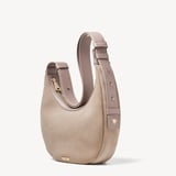 Soho Small Crescent Moleskin Suede