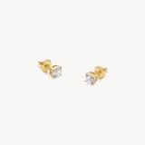 Floating Diamond 1.80ct Solitaire Stud Earrings 1.80ct Diamond