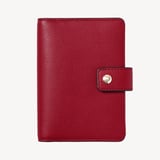 Duo Passport Cover Cherry Red Soft Saffiano