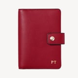 Duo Passport Cover Cherry Red Soft Saffiano