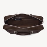 Mount Street Laptop Briefcase Chocolate Pebble