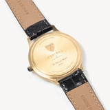 Mount Street Watch Yellow Gold PVD - Deep Shine Black Croc