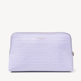Large Essential Cosmetic Case Deep Shine English Lavender Small Croc