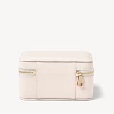 Travel Watch & Ring Box Ivory Pebble