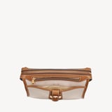 Bella Satchel Beach Stone Premium Pebble & Smooth Tan