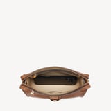 Bella Satchel Tan Milled Pebble