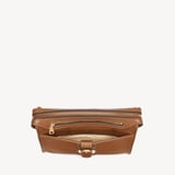 Bella Satchel Tan Milled Pebble