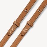 Midi Mayfair® Natural Chevron Raffia & Smooth Tan
