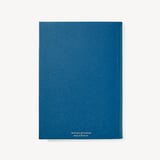 A5 Leather Bound Notebook Topaz Pebble