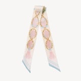 Mini Mayfair® with Silk Neck Scarf Deep Shine Powdered Lilac Small Croc