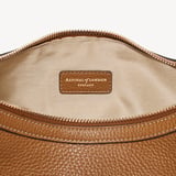 Soho Small Crescent Tan Milled Pebble