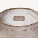 Soho Small Crescent Moleskin Milled Pebble