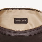 Soho Small Crescent Chocolate Suede