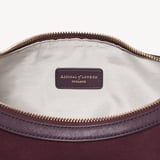 Soho Small Crescent Rich Claret Suede