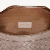 Soho Large Crescent Moleskin Woven Leather