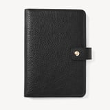Deluxe Family Travel Wallet Black Pebble