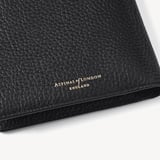 Deluxe Family Travel Wallet Black Pebble