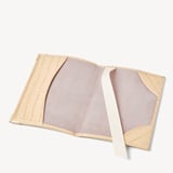 Passport Cover Deep Shine Buttermilk Small Croc