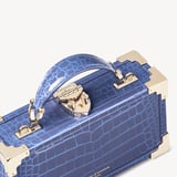 Trinket Box Bluebell Patent Croc
