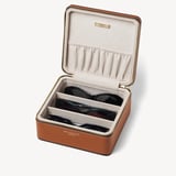 Travel Sunglasses Case Smooth Tan