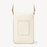 Duo Phone Crossbody Pouch Ivory Pebble