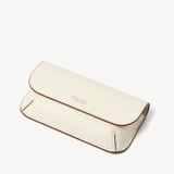 Ella Sunglasses Case Ivory Pebble