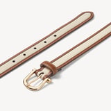 Bella Waist Belt Natural Milled Pebble & Smooth Tan