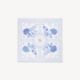 Pure Silk Pocket Square Toile De Jouy