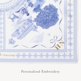 Pure Silk Pocket Square Toile De Jouy