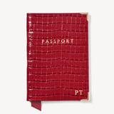 Travel Collection Deep Shine Cherry Red Small Croc