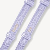 Hat Box Deep Shine English Lavender Small Croc