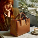 Midi London Tote Smooth Tan