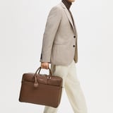 48 Hour Mount Street Travel Bag Tobacco Pebble
