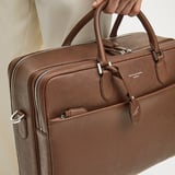 48 Hour Mount Street Travel Bag Tobacco Pebble