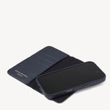iPhone 16 Pro Magnetic Card Case Navy Pebble