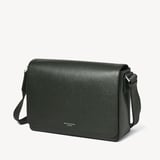 Reporter Messenger Forest Green Saffiano