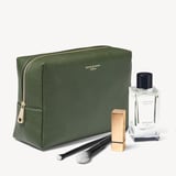 London Toiletry Bag Racing Green Pebble