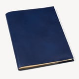 A4 Refillable Luxury Journal Smooth Royal Sapphire Blue
