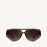 Cabo Aviator Sunglasses Olive Crystal 