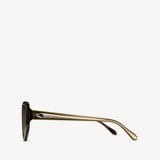 Cabo Aviator Sunglasses Olive Crystal 