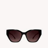 Ivy Cat-Eye Sunglasses Black 