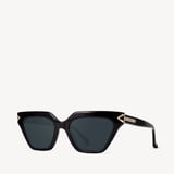 Isla Cat-Eye Sunglasses Black 
