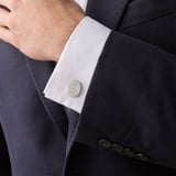 Hallmark Sterling Silver Engraved Cufflinks Sterling Silver 925