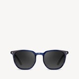 Helios Round Sunglasses Dark Blue Striation