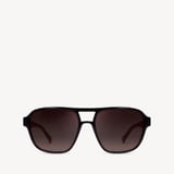 St Barts Aviator Sunglasses Black 